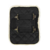 Chest expander quilted with sheepskin 2 buckles black