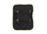 Chest expander quilted with sheepskin 2 buckles black
