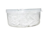 Rubber bands jar / manenelast. 100 gr white