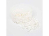 Rubber bands jar / manenelast. 100 gr white