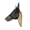 Fly mask classic with ears and nose black cob