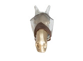 Fly mask classic with ears silver cob