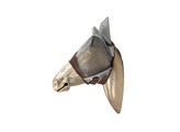 Fly mask classic with ears silver cob