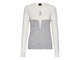 Trolle Cashmere and Wool Star Logo Crew Sweater