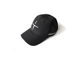 Unisex Perforated nylon cap black/white