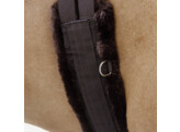 Sheepskin Girth brown/brown 125cm