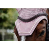 Fly veil Wellington velvet old rose Cob