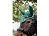 Fly veil Wellington velvet dark green Cob