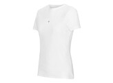 Woman athl perforated t-shirt white XS