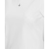 Woman athl perforated t-shirt white S