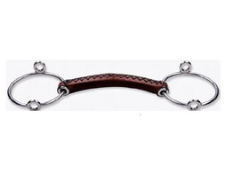 Loose ring gag leather 13.5