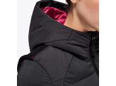 Revo hooded nylon puff w/knit back woman black XS