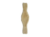 Sheepskin anatomic girth cover natural 130 cm