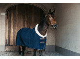 Fleece show rug  heavy  navy 140-6 3