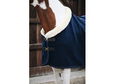 Fleece show rug  heavy  navy 140-6 3