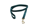 Dog lead velvet emerald size L 120cm