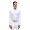 Revo l/s tech piq/mesh comp shirt men white 38