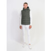 AVORIAZ men down vest dark forest L