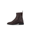 Shire paddock boot front zip brown 36