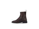 Shire paddock boot front zip brown 36
