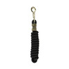 Lead rope panic hook black 2m