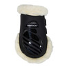 Vegan Sheepskin Fetlock Boots Elastic black M