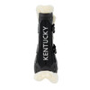 Vegan Sheepskin Tendon Boots bamboo Elastic black XS