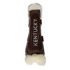 Vegan Sheepskin Tendon Boots bamboo Elastic brown XS