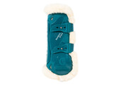 Vegan Sheepskin Tendon Boots bamboo Elastic emerald XS