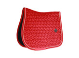 Saddle Pad velvet jumping red pony