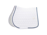 Saddle Pad glitter rope show jumping white/navy