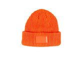 Beanie rubber logo orange