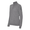 MAN cash wool half zip sweat grey M