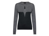WOMAN Fine Merino ol Logo crew sweater Grey L