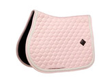 Saddle Pad with plaited cord show jumping light rose