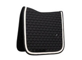 Saddle Pad with plaited cord dressage black