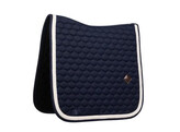 Saddle Pad with plaited cord dressage navy