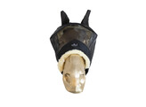 Fly mask skin friendly black Cob