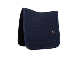 Saddle Pad with metal chain dressage navy