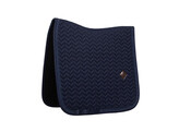 Saddle Pad with metal chain dressage navy