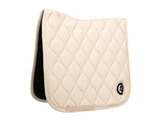 Saddle Pad wave 3d logo dressage beige