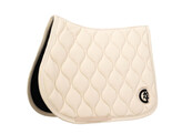 Saddle Pad wave 3d logo show jumping beige