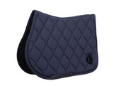 Saddle Pad wave 3d logo show jumping navy