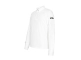 M Aero Comp Polo l/s  TECH white/white S