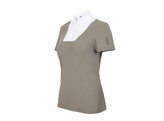 W Center Line Competition Polo  TECH Taupe S