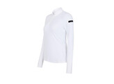 W Center Line Competition Polo LS TECH white S