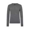 MAN extra fine merino V-Neck grey L