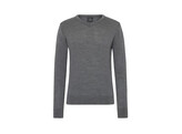 MAN extra fine merino V-Neck grey L