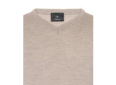 MAN extra fine merino V-Neck sand S