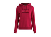 Embroidery logo hoody women royal berry XS